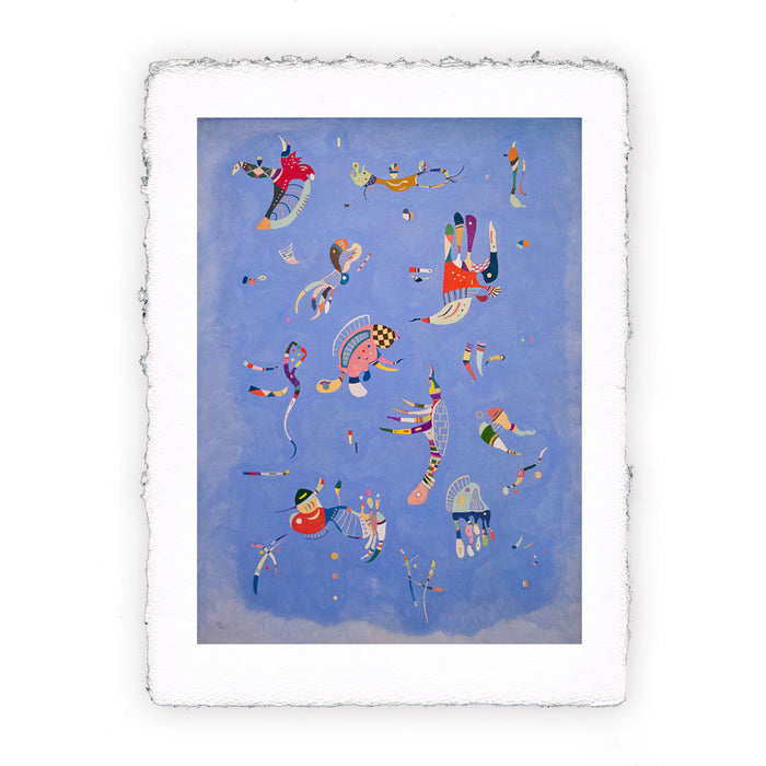 Stampa di Vasilij Kandinskij - Blu del cielo - 1934