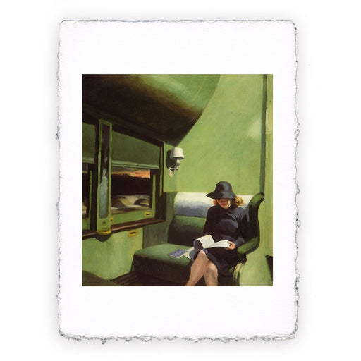 Stampa di Edward Hopper - Compartment Car - 1938