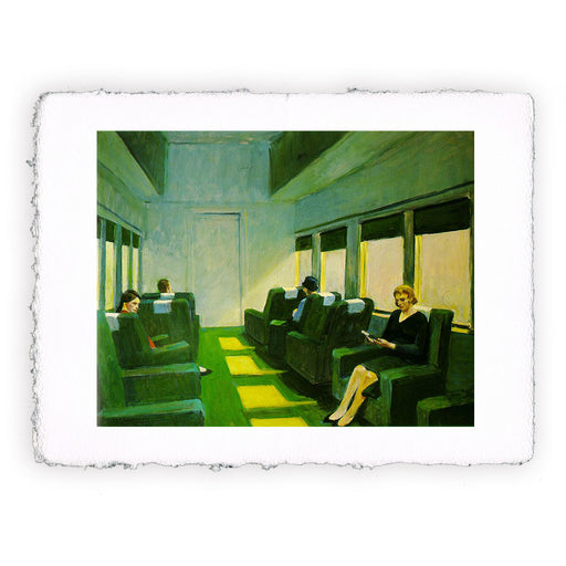 Stampa di Edward Hopper - Chair car - 1965