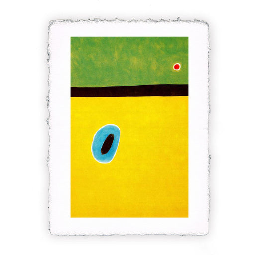 Stampa di Joan Miró - L'ala dell'allodola circondata dall'azzurro dell'oro - 1967