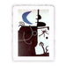Stampa di Joan Miró - Donna davanti alla Luna - 1974