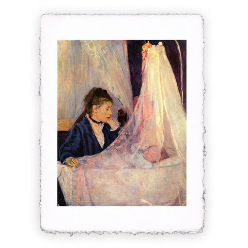 Stampa Pitteikon di Berthe Morisot - La culla - 1872