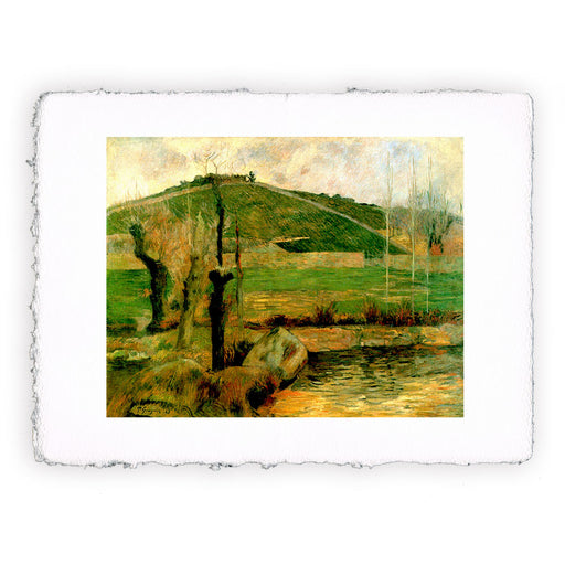 Stampa di Paul Gauguin - Paesaggio vicino L'Aven sotto la Montagna Sainte-Marguerite - 1888