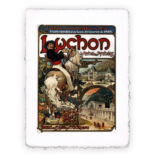 Stampa Pitteikon di Alphonse Mucha - Luchon del 1895