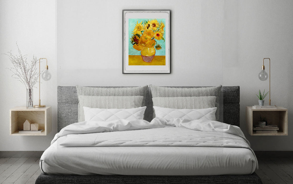 Print of Vincent van Gogh - Sunflowers - 1889