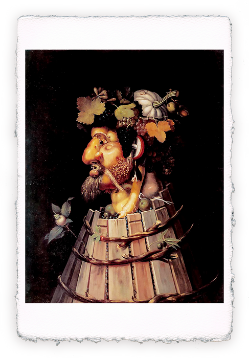 Le stagioni di Arcimboldo - Autunno - Cofanetto regalo di 4 stampe d'arte Miniartprint