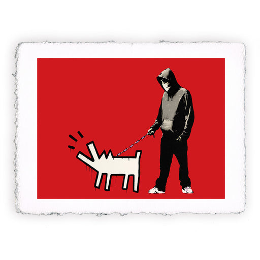 Stampa di Banksy - Keith Haring Dog