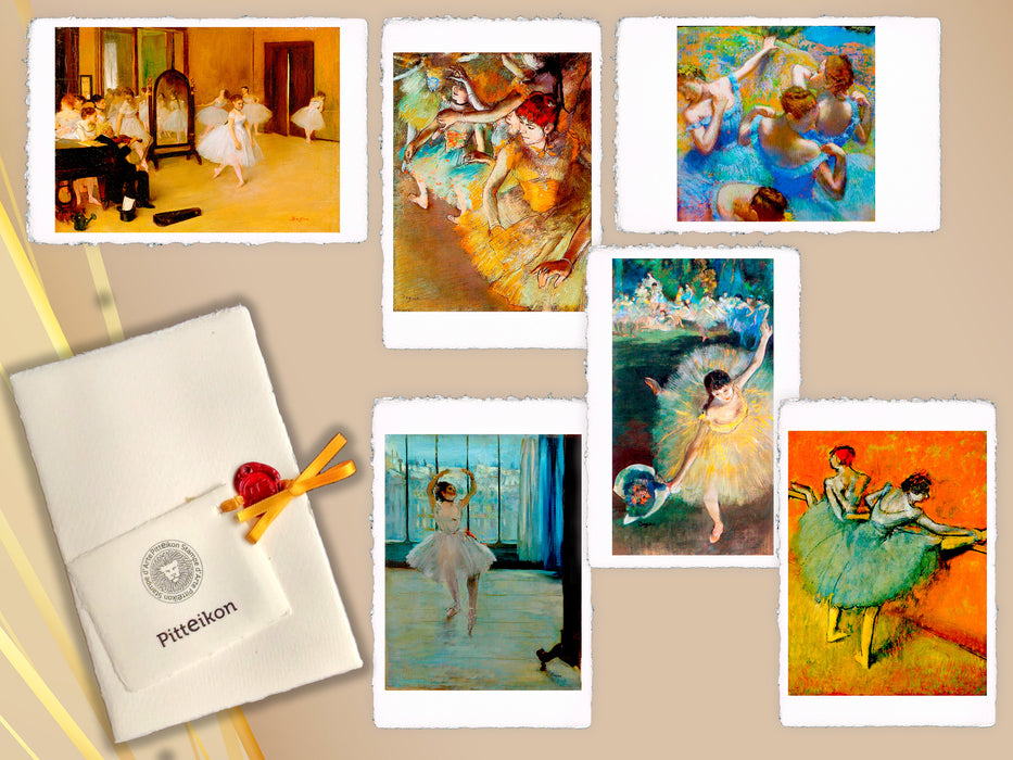 "Le ballerine di Degas" - Cofanetto regalo Pitteikon di 6 stampe Miniartprint