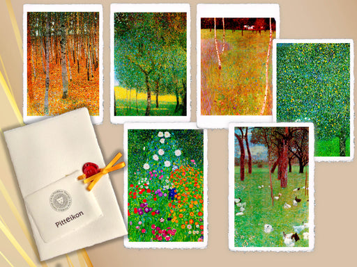 "I giardini" di Klimt - Cofanetto regalo di 6 stampe d'arte Miniartprint
