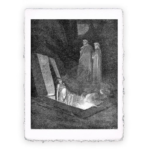 Stampa di Gustave Doré - Inferno canto 10 - 1