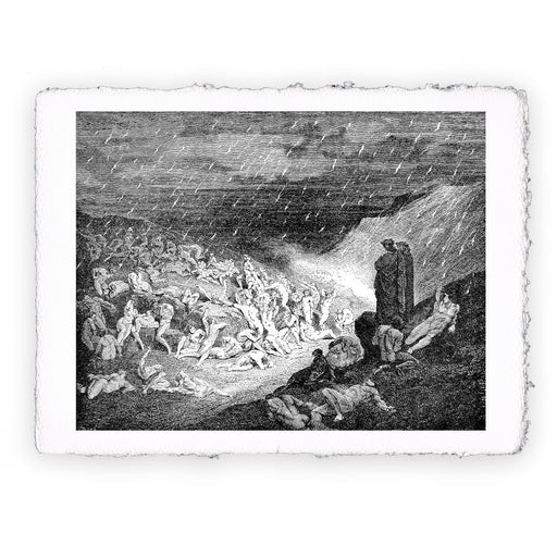 Stampa di Gustave Doré - Inferno canto 14 - 1