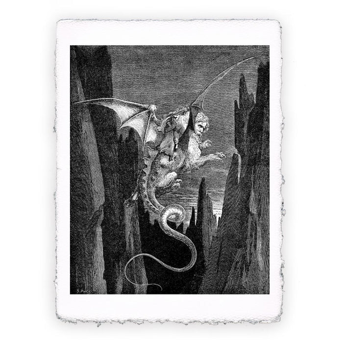 Stampa di Gustave Doré - Inferno canto 17 - 1