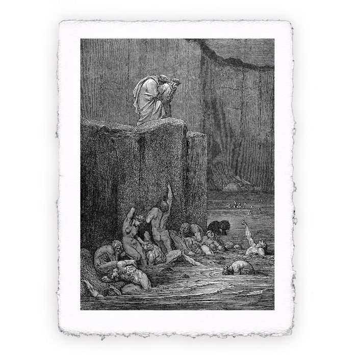 Stampa di Gustave Doré - Inferno canto 18 - 3
