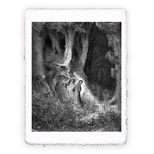 Stampa di Gustave Doré - Inferno canto 01 - 1