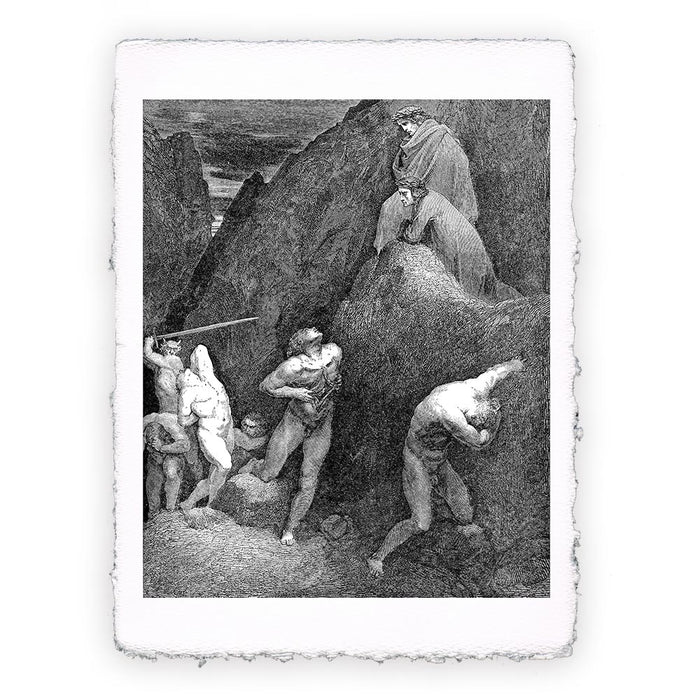 Stampa di Gustave Doré - Inferno canto 28 - 1