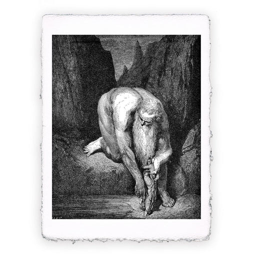 Stampa di Gustave Doré - Inferno canto 31 - 1