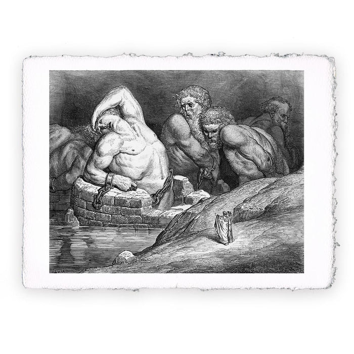 Stampa di Gustave Doré - Inferno canto 31 - 2