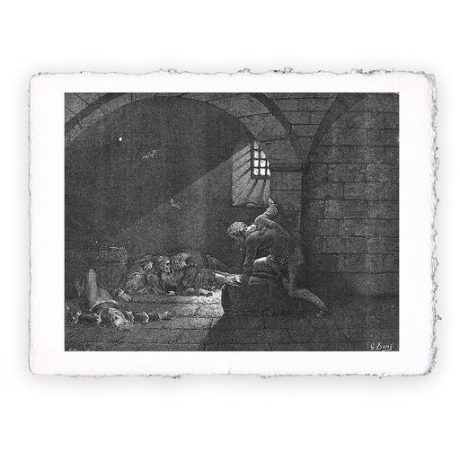 Stampa di Gustave Doré - Inferno canto 33 - 1