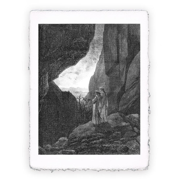Stampa di Gustave Doré - Inferno canto 34 - 2