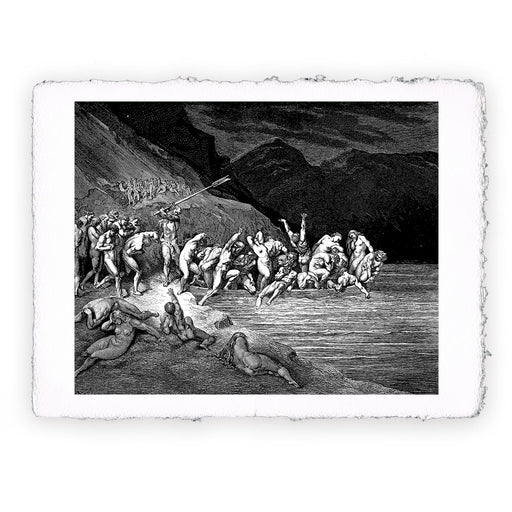 Stampa di Gustave Doré - Inferno canto 03 - 2