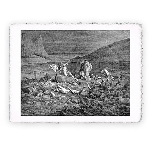 Stampa di Gustave Doré - Inferno canto 08 - 1