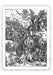 Stampa di Dürer: Apocalisse - 15 - Angelo con la chiave del pozzo senza fondo