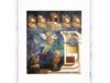 Stampa Pitteikon di Giotto in Assisi S. Francesco.  Sogno dei troni