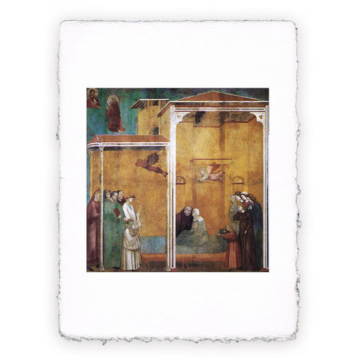 Stampa di Giotto - Assisi - 27 - Confessione della donna resuscitata