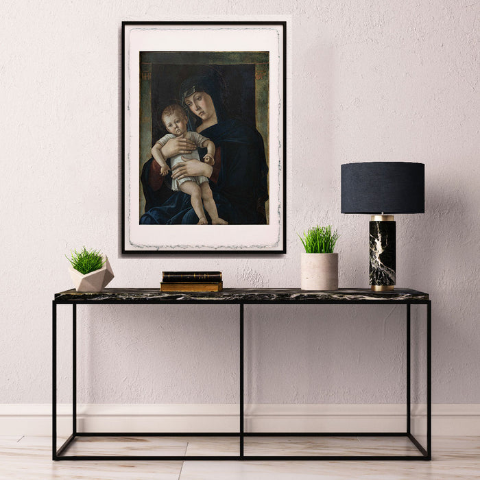 Stampa di Giovanni Bellini - Madonna con il Bambino o Madonna Greca - 1460-1465