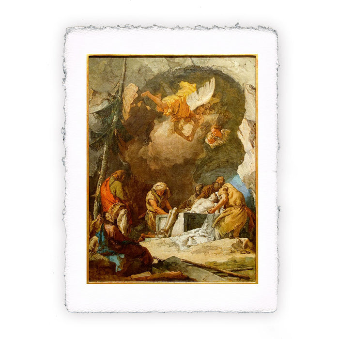 Stampa di Giambattista Tiepolo - Deposizione di Cristo nella tomba