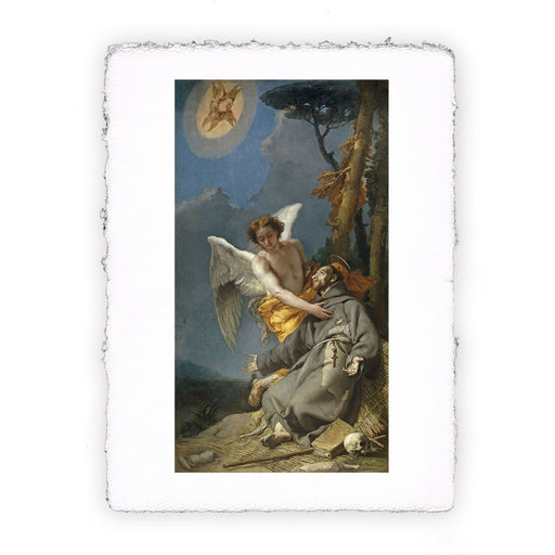 Stampa di Giambattista Tiepolo - Stigmate di San Francesco di Assisi