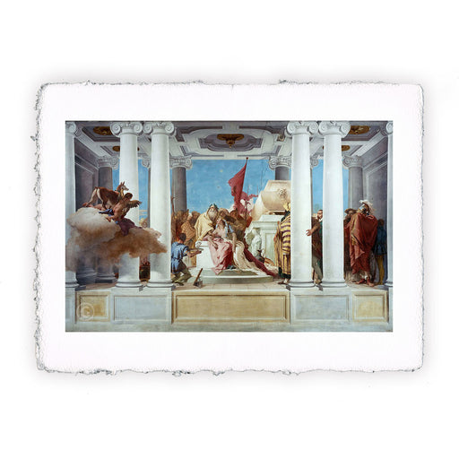 Stampa di Giambattista Tiepolo - Il sacrificio di Ifigenia a Villa Valmarana