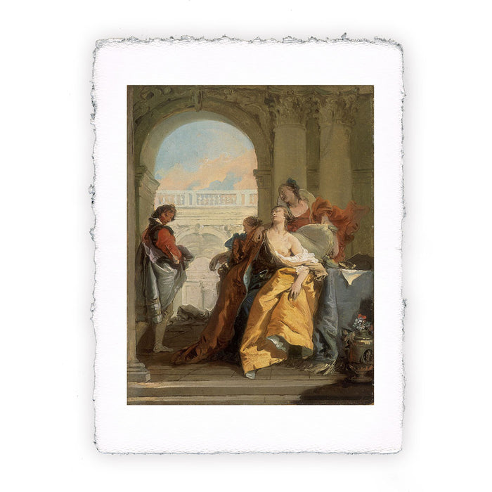 Stampa di Giambattista Tiepolo - La morte di Sofonisba