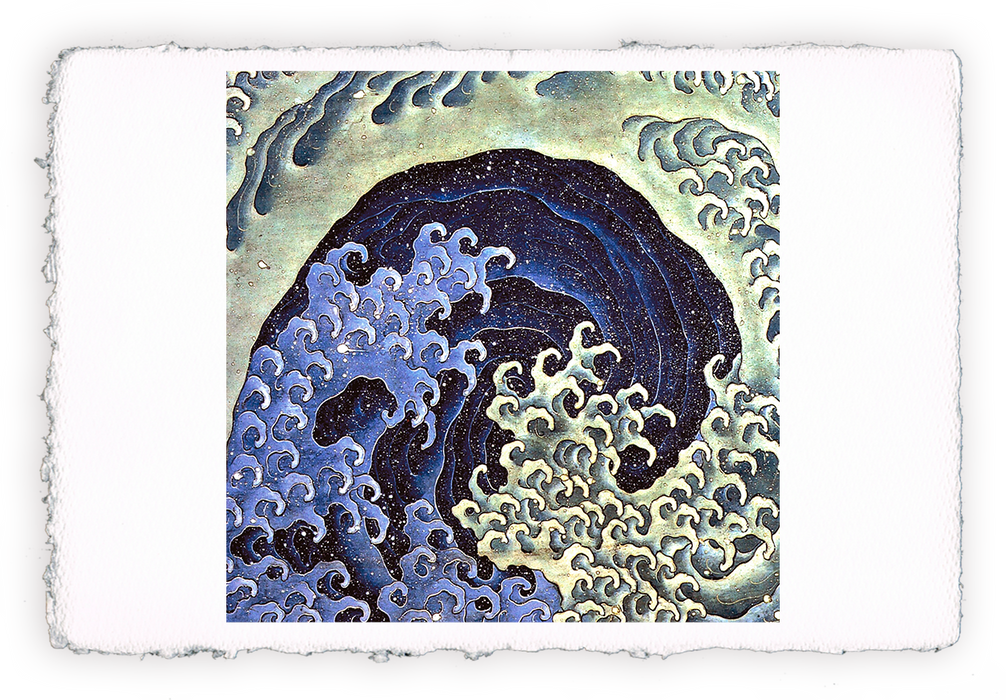 Hokusai - Onda femminile - Cofanetto regalo di 5 stampe Miniartprint