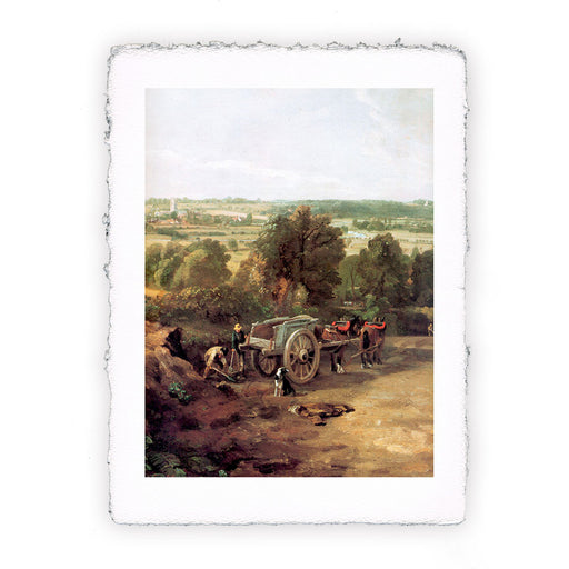Stampa di John Constable - La valle dello Stour e il villaggio di Dedham