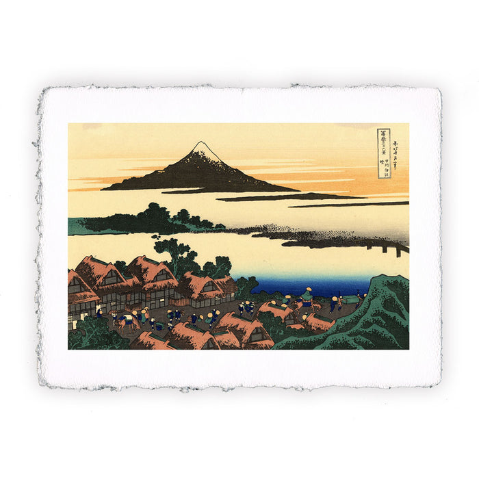Stampa di Katsushika Hokusai - Alba a Isawa nella provincia di Kai