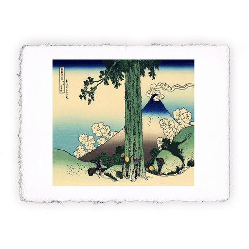 Stampa di Katsushika Hokusai - Passo Mishima nella provincia di Kai