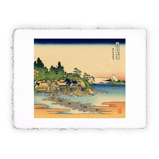 Stampa di Katsushika Hokusai - Enoshima nella provincia di Sagami