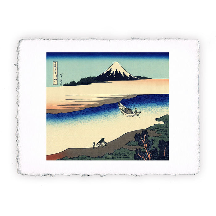 Stampa di Katsushika Hokusai - Fiume di Tama nella provincia di Musashi