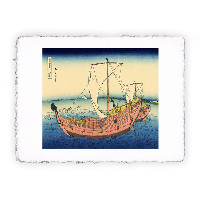 Stampa di Katsushika Hokusai - La rotta marina di Kazusa