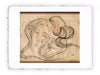 Stampa di Katsushika Hokusai - Testa della donna serpente