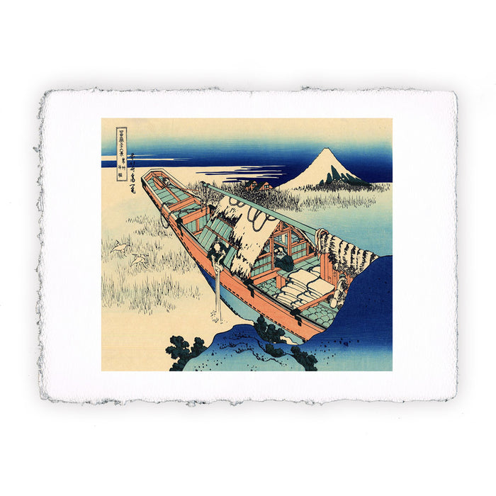 Stampa di Katsushika Hokusai - Ushibori nella provincia di Hitachi