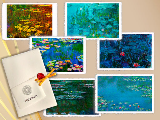 "Le ninfee" di Claude Monet - Cofanetto regalo di 6 stampe d'arte Miniartprint