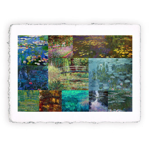 Claude Monet Master-Collage. Le ninfee di Monet