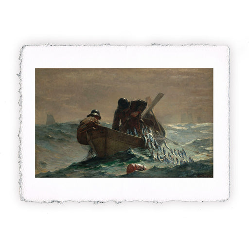 Stampa di Winslow Homer - Rete per aringhe