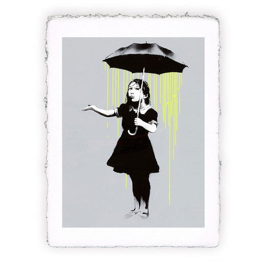 Stampa di Banksy - Umbrella girl
