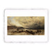 Stampa di Hermann Corrodi - Carovana in una tempesta di sabbia