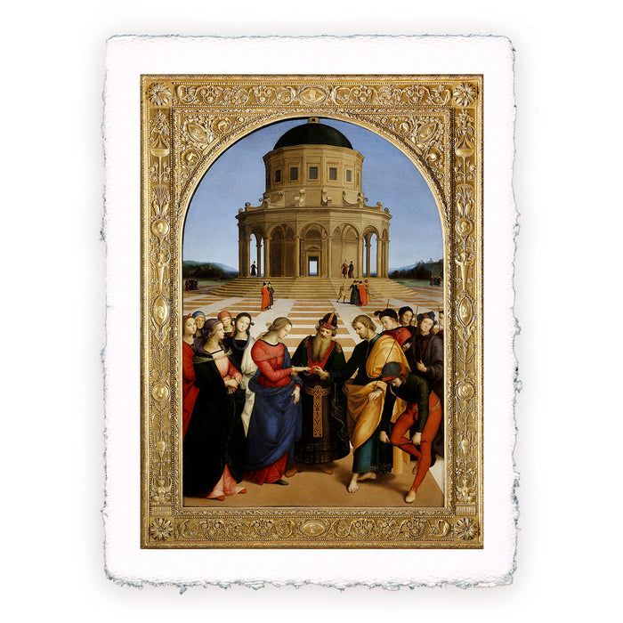Print of Raphael - The Marriage of the Virgin - 1504